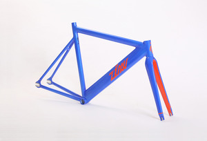 ZINN BIKE Janus Pursuit Track/Fixie Frame Set (Racing Blue)